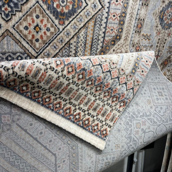 سجاد بوهيمي تركي رادا KG87A بيج غامق مقاس 300*400