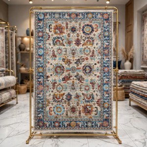 سجاد بوهيمي تركي رادا KP97B كريم بيج غامق مقاس 300*400