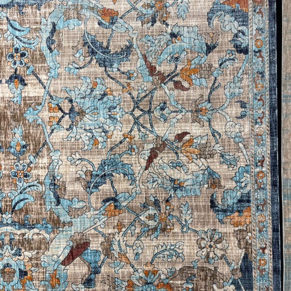 سجاد بوهيمي تركي رادا KP97B كريم بيج غامق مقاس 300*400