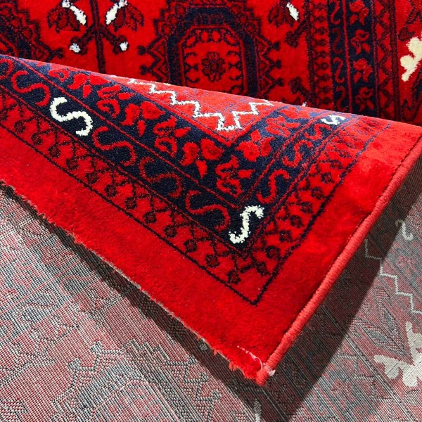 سجاد تركي سيلك نوماد B232A احمر كحلي مقاس 200*300