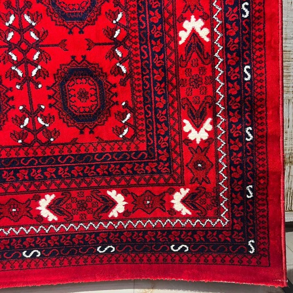 سجاد تركي سيلك نوماد B232A احمر كحلي مقاس 200*300