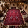 سجاد الهبه تركي سيلك نوماد B243A احمر كحلي مقاس 250*350