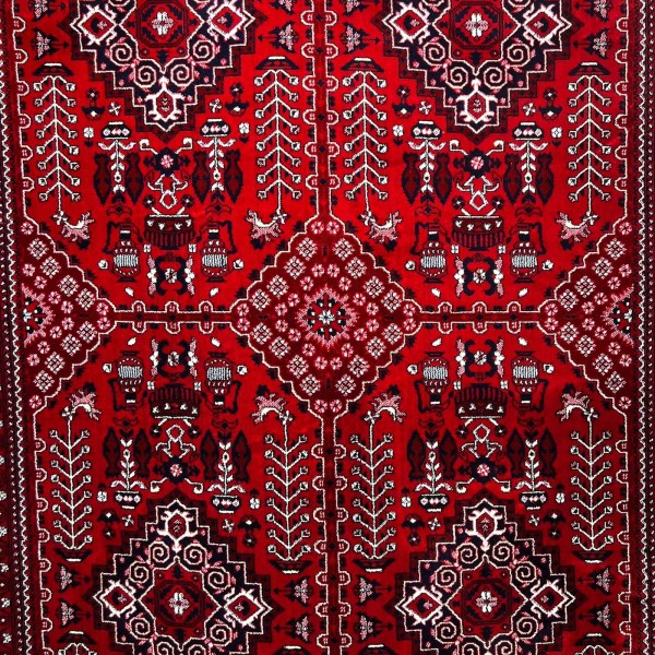 سجاد الهبه تركي سيلك نوماد B243A احمر كحلي مقاس 250*350