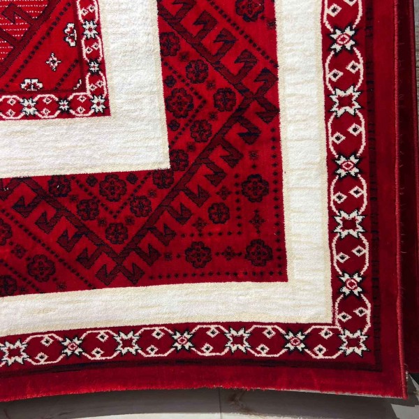 سجاد الهبه تركي سيلك نوماد B251A احمر كحلي مقاس 150*220