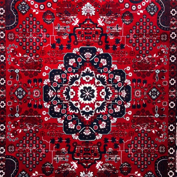 سجاد الهبه تركي سيلك نوماد B252A احمر كحلي مقاس 300*400
