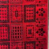 سجاد الهبه تركي سيلك نوماد C275A احمر اسود مقاس 250*350