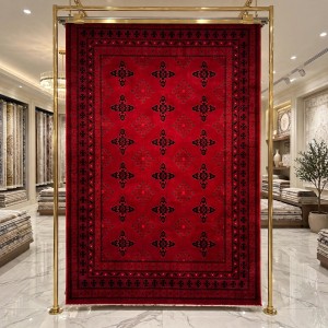 Turkish Silk Nomad Carpet C276A BORDO BLACK Size 250*350