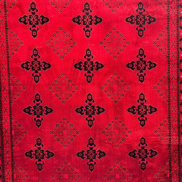 سجاد الهبه تركي سيلك نوماد C276A احمر اسود مقاس 150*220