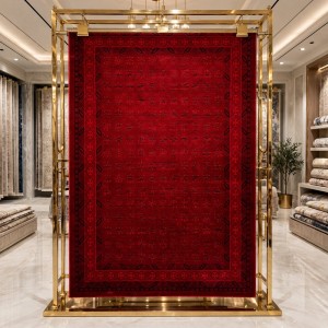 Turkish Silk Nomad Carpet C277A BORDO BLACK Size 100*200
