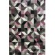 Turkish carpets Stark 73A pink with beige and black