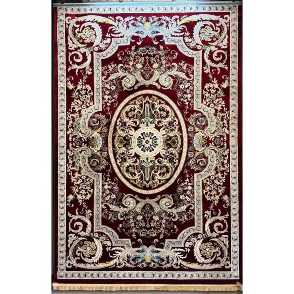 Super antique classic Turkish carpet thick soft maroon size 400*500