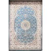 سجاد تركي سوبر شيراز P7242 سماوي مقاس 120*170