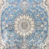 سجاد تركي سوبر شيراز P7242 سماوي مقاس 120*170