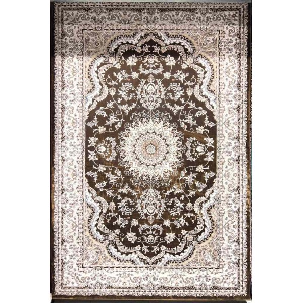 سجاد تركي سوبر شيراز P7242 شوكليت بني مقاس 400*500