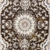 سجاد تركي سوبر شيراز P7242 شوكليت بني مقاس 400*500