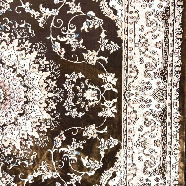 سجاد تركي سوبر شيراز P7242 شوكليت بني مقاس 400*500