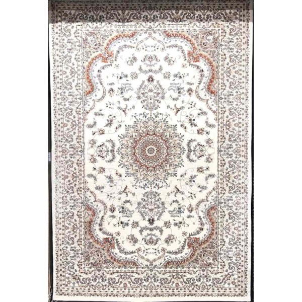 سجاد تركي سوبر شيراز P7242 كريم مقاس  100*300