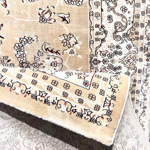 سجاد تركي سوبر شيراز P7242 بيج غامق مقاس  80*150
