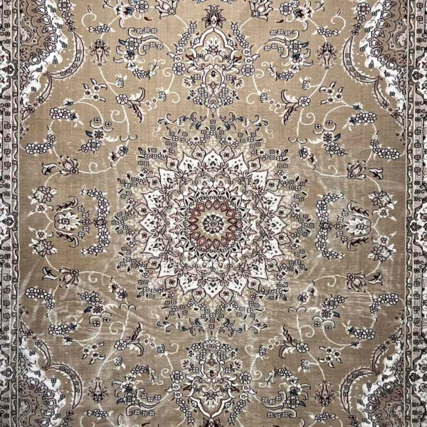 سجاد تركي سوبر شيراز P7242 بيج غامق مقاس  80*150