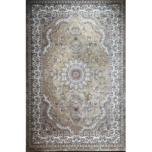 سجاد تركي سوبر شيراز P7242 بيج غامق مقاس  80*150