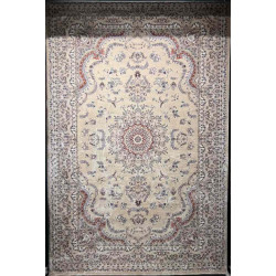 سجاد تركي سوبر شيراز P7242 بيج فاتح مقاس 120*170