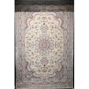 سجاد تركي سوبر شيراز P7242 بيج فاتح مقاس 120*170
