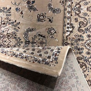 سجاد تركي سوبر شيراز P7242 بيج فاتح مقاس 100*400