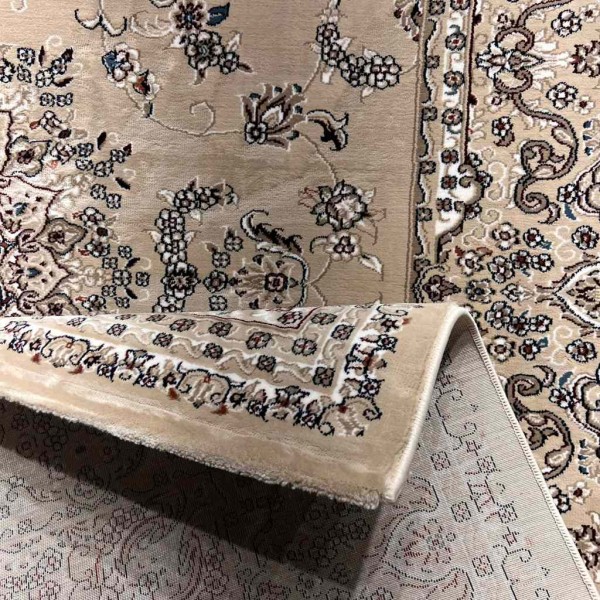 سجاد تركي سوبر شيراز P7242 بيج فاتح مقاس 100*400