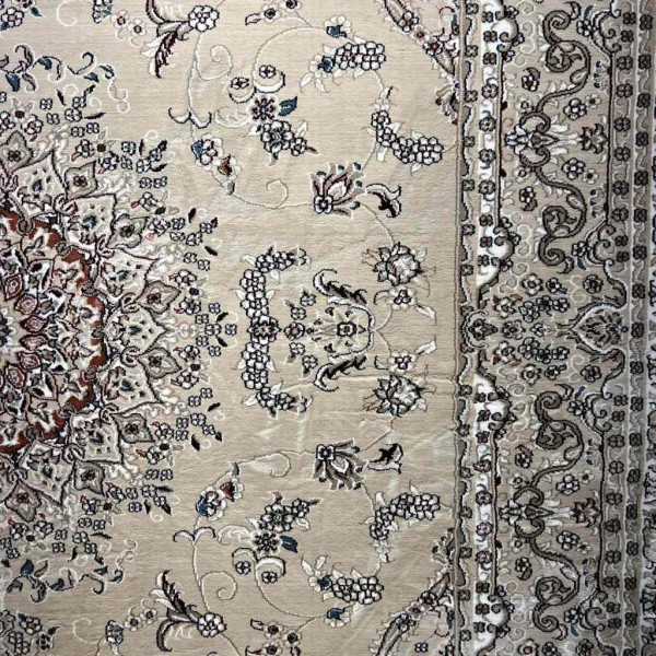 سجاد تركي سوبر شيراز P7242 بيج فاتح مقاس 100*400