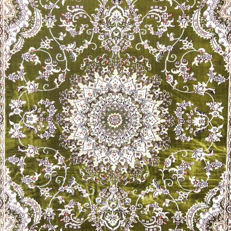 سجاد تركي سوبر شيراز P7242 اخضر مقاس 500*600