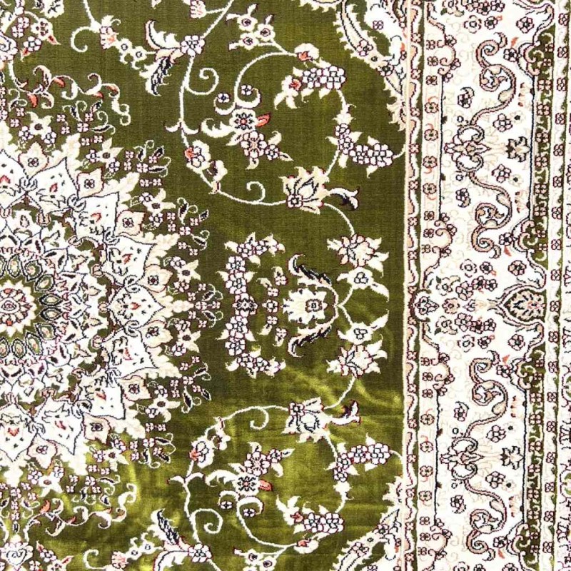سجاد تركي سوبر شيراز P7242 اخضر مقاس 500*600