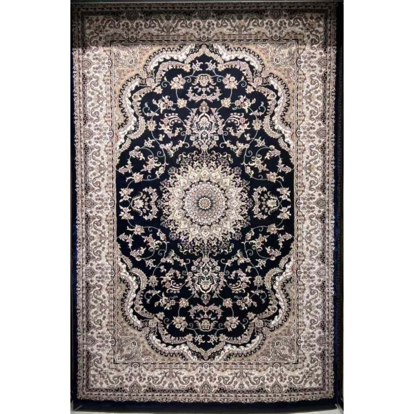 سجاد تركي سوبر شيراز P7242 كحلي مقاس 400*400