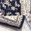 سجاد تركي سوبر شيراز P7242 كحلي مقاس 400*400