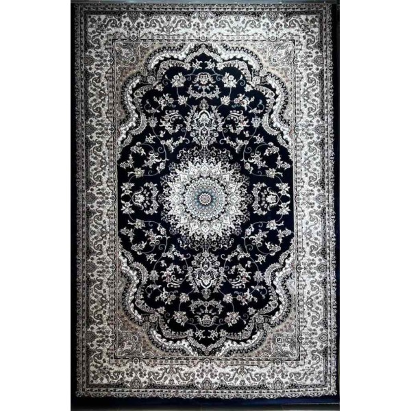 سجاد تركي سوبر شيراز P7242 كحلي مقاس 400*400