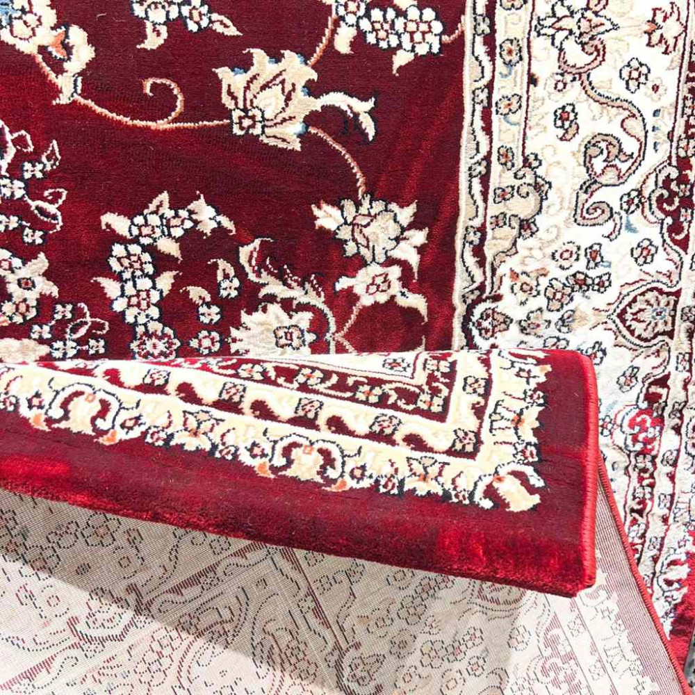 سجاد تركي سوبر شيراز P7242 احمر مقاس 120*170