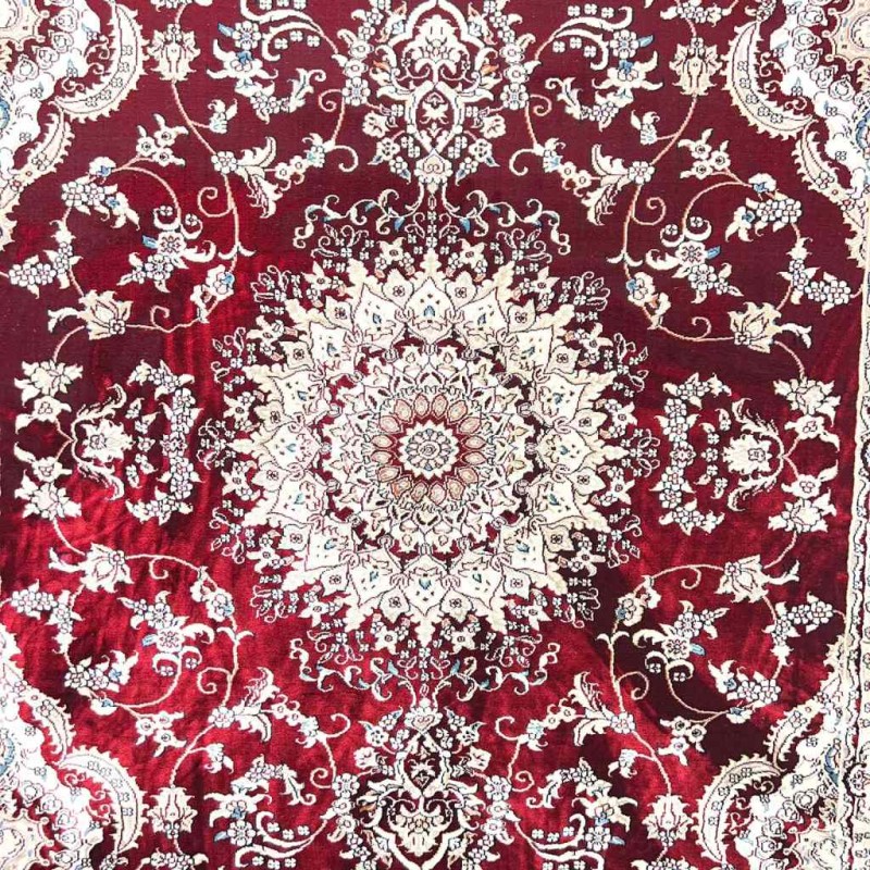 سجاد تركي سوبر شيراز P7242 احمر مقاس 120*170