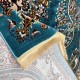 Turkish super-silk carpet 5407 cyan