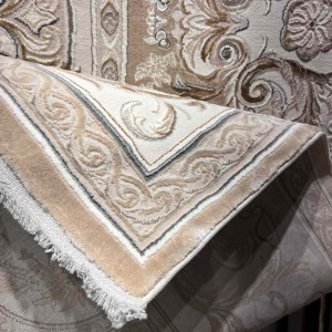 سجاد تركي تاج بلس كلاسيك ملكي قصور سميك ناعم بيج مقاس 50*80 سجاد تركي تاج بلس كلاسيك ملكي قصور سميك ناعم بيج مقاس 50*80