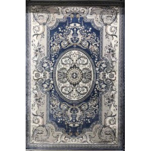 Turkish Taj Plus Classic Royal Palace Thick Soft Blue Size 80*150