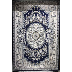 سجاد تركي تاج بلس كلاسيك ملكي قصور سميك ناعم كحلي مقاس 250*350