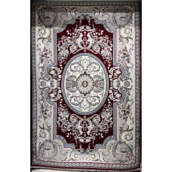 سجاد تركي تاج بلس كلاسيك ملكي قصور سميك ناعم احمر عنابي مقاس 50*80