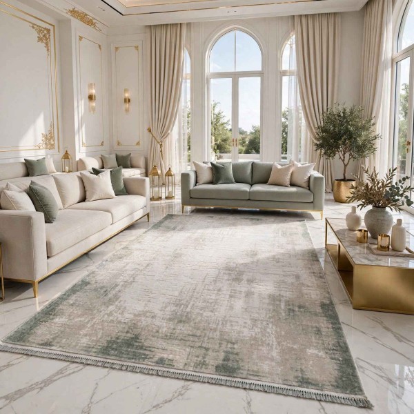 VIVALDI Turkish rug 38904A green size 250*350