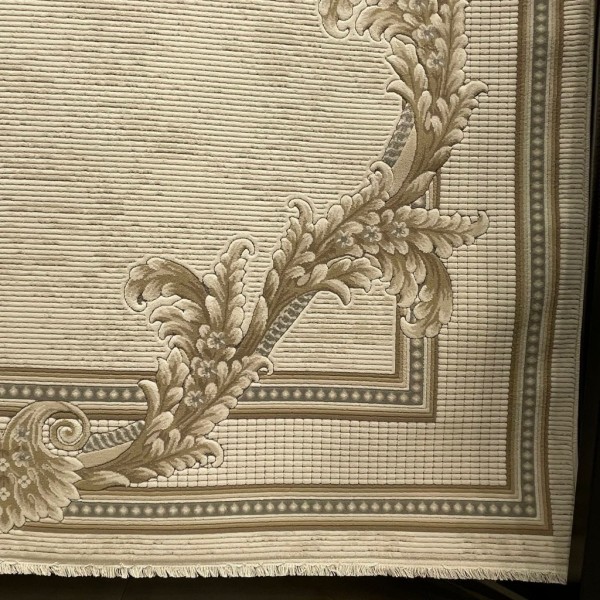 VORTAX Turkish rug 41498A CREAM BEIGE size 100*200