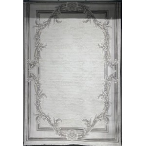 سجاد فورتاكس تركي 41498A كريم اسود مقاس 50*80