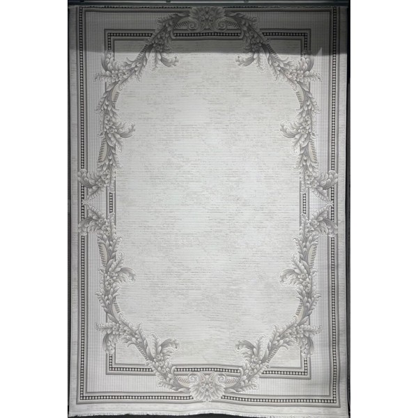 VORTAX Turkish rug 41498A CREAM BLACK size 100*200