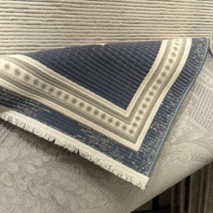 سجاد فورتاكس تركي 41498A كريم سماوي مقاس 100*300