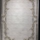 Fortax Turkish Rug 41498A Cream green Round Size 300*300 - Modern Carpets
