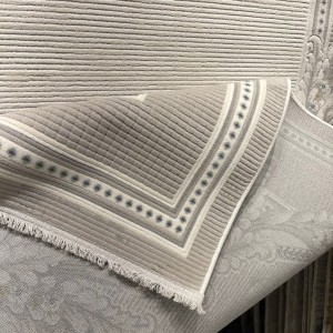 سجاد فورتاكس تركي 41498A كريم رصاصي مقاس 300*400