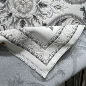 سجاد فورتاكس تركي 41748A كريم اسود مقاس 200*300