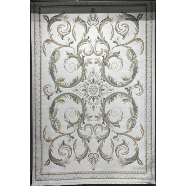 VORTAX Turkish rug 41748A CREAM green size 200*300
